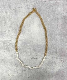 ALWAYS GOOD TIME（オルウェイズグッドタイム）の「【天然バロックパールネックレス】淡水パール／シルバー・ゴールド／ユニセックス（ネックレス）」