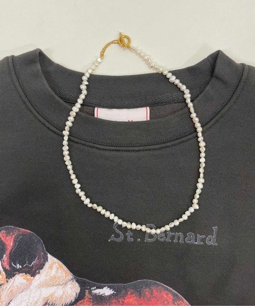ALWAYS GOOD TIME（オルウェイズグッドタイム）の「【天然バロックパールネックレス】淡水パール／シルバー・ゴールド／ユニセックス（ネックレス・レディース・ホワイト/シルバー/ゴールド/シルバー系その他/シルバー系その他3/ゴールド系その他/ゴールド系その他3/ゴールド系その他4/シルバー系その他4・FREE）」の12枚目の写真