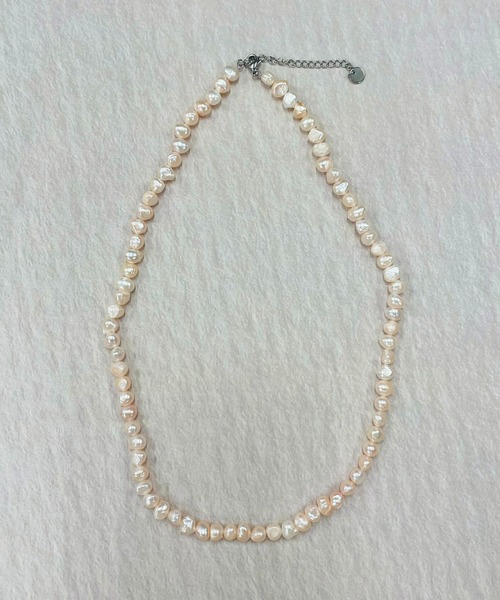 ALWAYS GOOD TIME（オルウェイズグッドタイム）の「【天然バロックパールネックレス】淡水パール／シルバー・ゴールド／ユニセックス（ネックレス・レディース・ホワイト/シルバー/ゴールド/シルバー系その他/シルバー系その他3/ゴールド系その他/ゴールド系その他3/ゴールド系その他4/シルバー系その他4・FREE）」の13枚目の写真