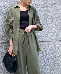 RIVE DROITE | コーディネートにこなれ感を演出　ストーンウォッシュオーバーシャツ(シャツ/ブラウス)