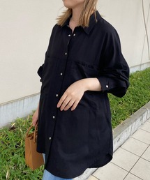 RIVE DROITE | コーディネートにこなれ感を演出　ストーンウォッシュオーバーシャツ(シャツ/ブラウス)