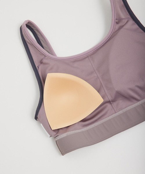 NERGY（ナージー）の「【Active Suit】バイカラークロップド スポーツブラ（ブラジャー・レディース・ブラック/ベージュ・S/M）」の14枚目の写真