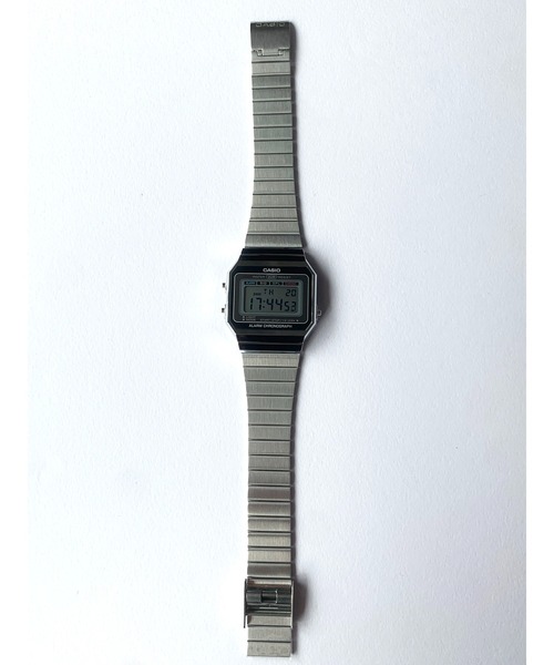 CASIO（カシオ）の「カシオ/CASIO デジタル スキン シルバー（デジタル腕時計・メンズ・シルバー・FREE）」の4枚目の写真