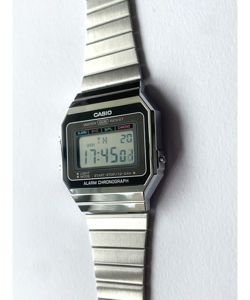 CASIO（カシオ）の「カシオ/CASIO デジタル スキン シルバー（デジタル腕時計・メンズ・シルバー・FREE）」の3枚目の写真