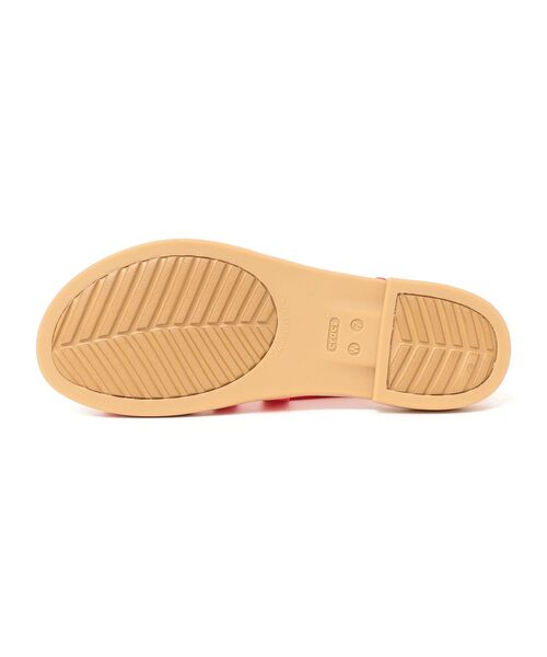 crocs(クロックス)の「crocs:トゥルム サンダル(サンダル・レディース・ブラック/レッド・23/24/22/25)」の7枚目の写真