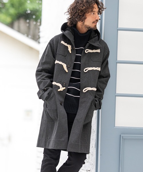 mj8082-裏起毛 ダッフルコート FURFUR（ファーファー） SALE20%OFF