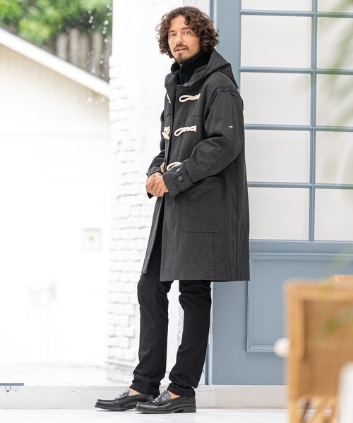 ダッフルコート mj8082-裏起毛 ダッフルコート