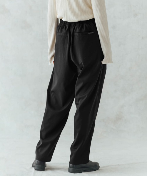 Gramicci Bshop別注　2タックワイドテーパードパンツ L　紺 Gramicci | 〈別注〉2タックワイドストレートパンツ WOMEN