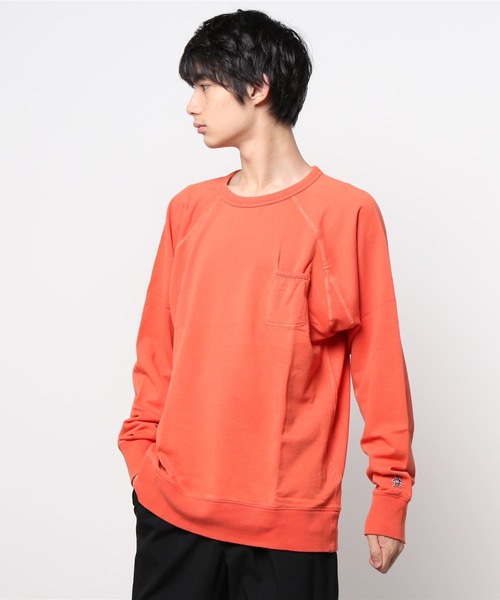 Munsingwear Grand-Slam（マンシングウェア　グランドスラム）の「ミニ裏毛クルーネックカットソー（Tシャツ/カットソー・メンズ・ネイビー/オレンジ/ブラウン/ブルー・S/L/XL/M）」の9枚目の写真