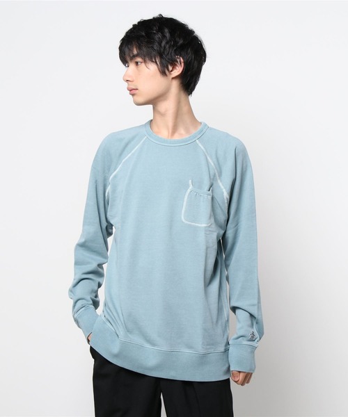 Munsingwear Grand-Slam（マンシングウェア　グランドスラム）の「ミニ裏毛クルーネックカットソー（Tシャツ/カットソー・メンズ・ネイビー/オレンジ/ブラウン/ブルー・S/L/XL/M）」の10枚目の写真