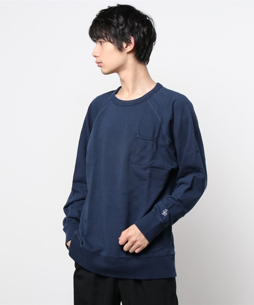 Munsingwear Grand-Slam（マンシングウェア　グランドスラム）の「ミニ裏毛クルーネックカットソー（Tシャツ/カットソー・メンズ・ネイビー/オレンジ/ブラウン/ブルー・S/L/XL/M）」の7枚目の写真
