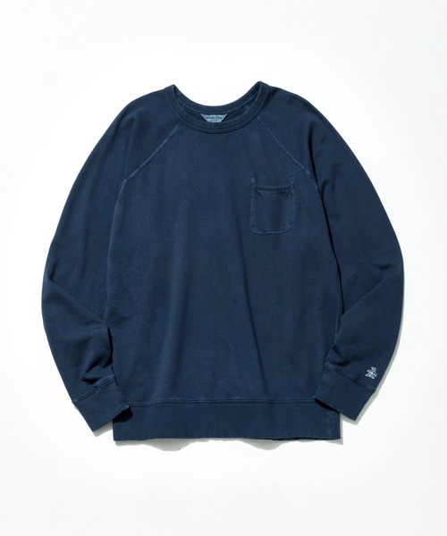 Munsingwear Grand-Slam（マンシングウェア　グランドスラム）の「ミニ裏毛クルーネックカットソー（Tシャツ/カットソー・メンズ・ネイビー/オレンジ/ブラウン/ブルー・S/L/XL/M）」の13枚目の写真