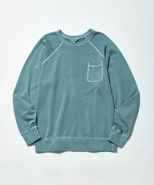 Munsingwear Grand-Slam（マンシングウェア　グランドスラム）の「ミニ裏毛クルーネックカットソー（Tシャツ/カットソー・メンズ・ネイビー/オレンジ/ブラウン/ブルー・S/L/XL/M）」の16枚目の写真