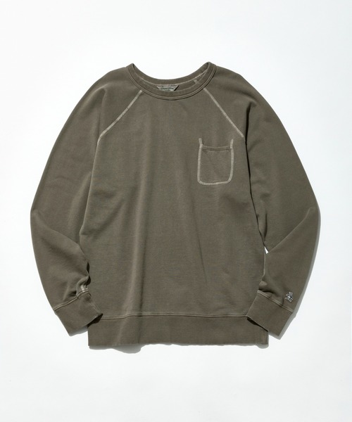 Munsingwear Grand-Slam（マンシングウェア　グランドスラム）の「ミニ裏毛クルーネックカットソー（Tシャツ/カットソー・メンズ・ネイビー/オレンジ/ブラウン/ブルー・S/L/XL/M）」の18枚目の写真