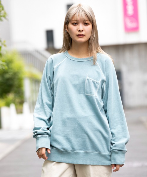 Munsingwear Grand-Slam（マンシングウェア　グランドスラム）の「ミニ裏毛クルーネックカットソー（Tシャツ/カットソー・メンズ・ネイビー/オレンジ/ブラウン/ブルー・S/L/XL/M）」の15枚目の写真