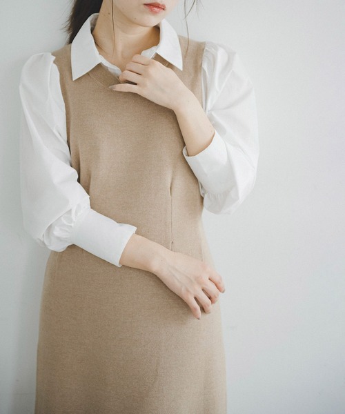 セール 布帛ドッキングロングニットワンピース ワンピース Free S Mart フリーズマート のファッション通販 Zozotown