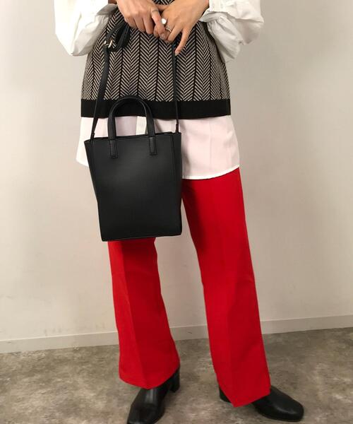 INGNI（イング）の「サイドスリットセミフレア／パンツ（その他パンツ・レディース・ブラウン/アイボリー/レッド/グリーン/オレンジ/ブラック/ボルドー/ピンク/ブラック系その他・FREE）」の7枚目の写真