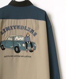 Lazar（ラザル）の「ポリトロ ドレープ On The Car イラスト バック刺繍 クレリック オーバーサイズシャツ（シャツ/ブラウス・メンズ）」