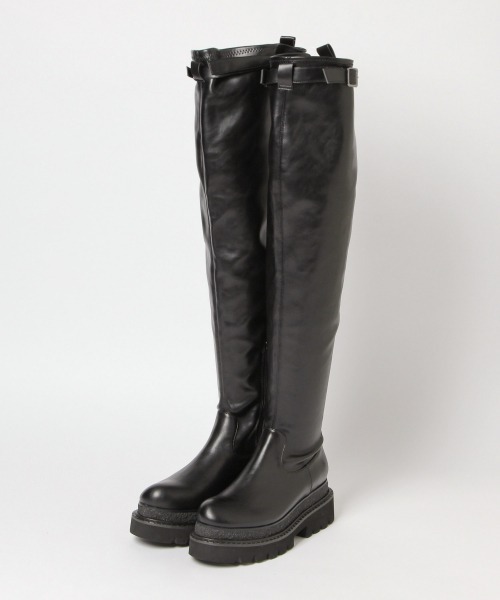 JEANASIS(ジーナシス)の「ストレッチニーハイブーツ/216015(ブーツ・レディース・ブラック・MEDIUM/LARGE)」の6枚目の写真