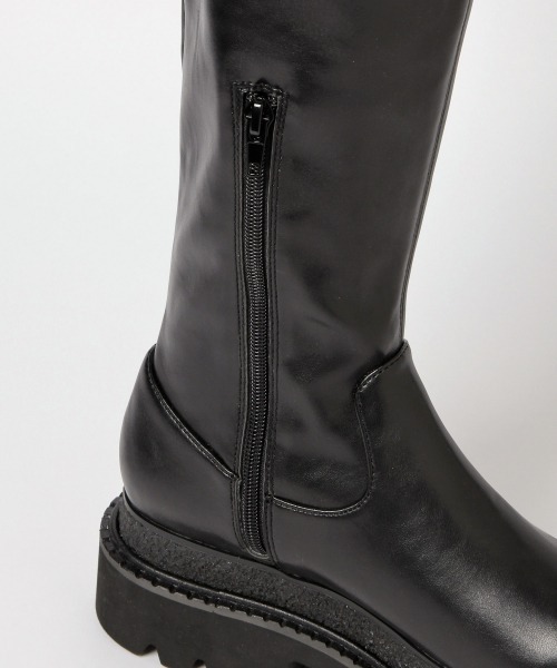 JEANASIS(ジーナシス)の「ストレッチニーハイブーツ/216015(ブーツ・レディース・ブラック・MEDIUM/LARGE)」の3枚目の写真