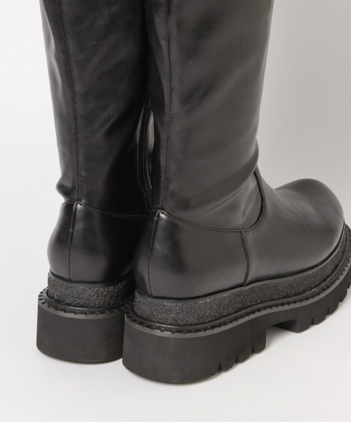 JEANASIS(ジーナシス)の「ストレッチニーハイブーツ/216015(ブーツ・レディース・ブラック・MEDIUM/LARGE)」の18枚目の写真