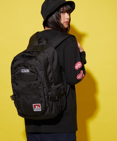 BEN DAVIS（ベンデイビス）の「【BEN DAVIS/ベンデイビス】メッシュXLバッグ    BDW-8142　バックパック（バックパック/リュック・メンズ・ブラック/レッド系その他/グリーン系その他/ホワイト/パープル/ブルー・FREE）」の3枚目の写真