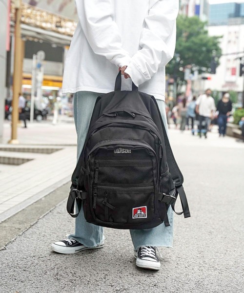 BEN DAVIS（ベンデイビス）の「【BEN DAVIS/ベンデイビス】メッシュXLバッグ    BDW-8142　バックパック（バックパック/リュック・メンズ・ブラック/レッド系その他/グリーン系その他/ホワイト/パープル/ブルー・FREE）」の12枚目の写真