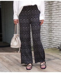 CHILLE | アニマル柄ミニプリーツワイドパンツ(その他パンツ)