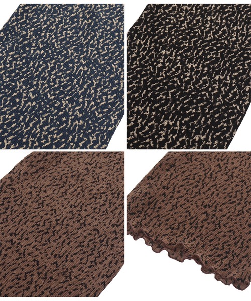 CHILLE(チル)の「アニマル柄ミニプリーツワイドパンツ(その他パンツ・レディース・ブラウン/ブルー/ブラック・FREE)」の19枚目の写真