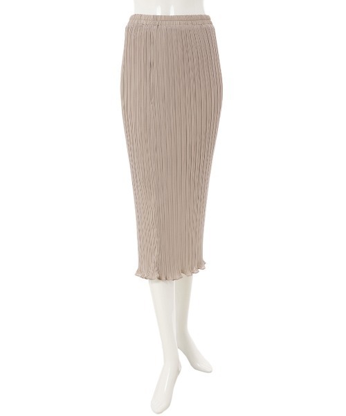 fifth（フィフス）の「ランダムプリーツ裾メロウタイトスカート（スカート・レディース・ブラック/ブルー/スモークピンク・MEDIUM）」の5枚目の写真