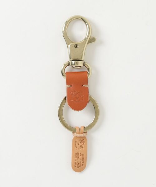 IL BISONTE（イルビゾンテ）の「【IL BISONTE】SKH016 C0551 KEYRING キーリング（キーケース/キーアクセサリー・レディース・ブラック/ダークブラウン/レッド/グレー/ブルー/グリーン/ナチュラル/キャメル/ブラウン系その他2/ブラウン/オレンジ・FREE）」の16枚目の写真