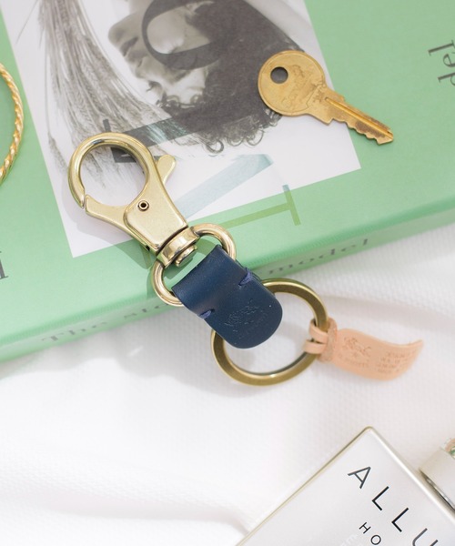 IL BISONTE（イルビゾンテ）の「【IL BISONTE】SKH016 C0551 KEYRING キーリング（キーケース/キーアクセサリー・レディース・ブラック/ダークブラウン/レッド/グレー/ブルー/グリーン/ナチュラル/キャメル/ブラウン系その他2/ブラウン/オレンジ・FREE）」の22枚目の写真