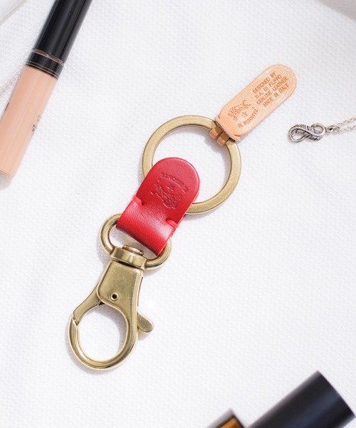 IL BISONTE（イルビゾンテ）の「【IL BISONTE】SKH016 C0551 KEYRING キーリング（キーケース/キーアクセサリー・レディース・ブラック/ダークブラウン/レッド/グレー/ブルー/グリーン/ナチュラル/キャメル/ブラウン系その他2/ブラウン/オレンジ・FREE）」の21枚目の写真