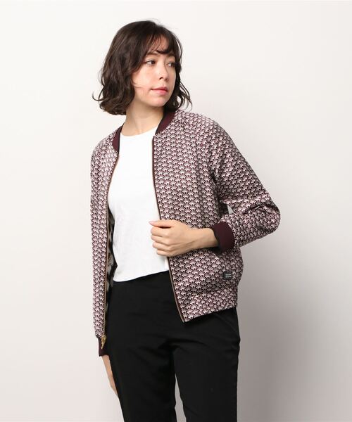 MAISON SCOTCH(メゾンスコッチ)の「リバーシブルボンバージャケット【162465】(ブルゾン・レディース・パープル系その他・X-SMALL/SMALL)」の3枚目の写真