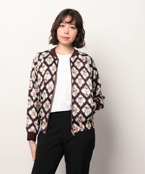 MAISON SCOTCH(メゾンスコッチ)の「リバーシブルボンバージャケット【162465】(ブルゾン・レディース・パープル系その他・X-SMALL/SMALL)」の7枚目の写真