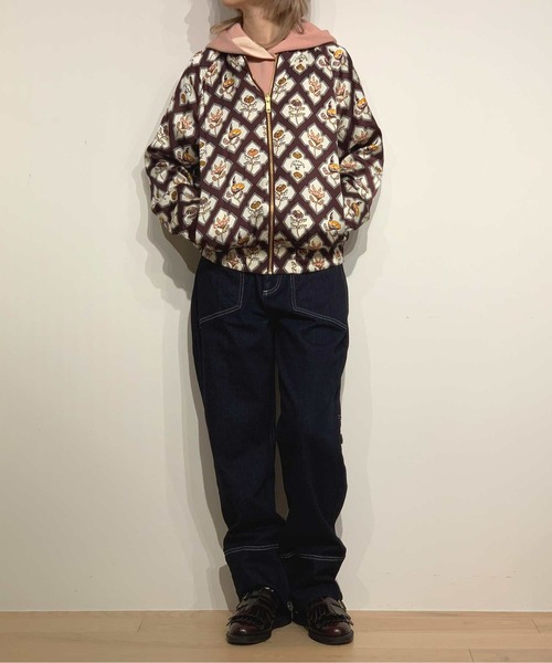 MAISON SCOTCH(メゾンスコッチ)の「リバーシブルボンバージャケット【162465】(ブルゾン・レディース・パープル系その他・X-SMALL/SMALL)」の6枚目の写真