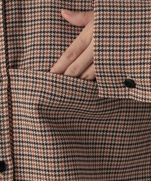 LOWRYS FARM(ローリーズファーム)の「チェックスクエアショートシャツLS 214850(シャツ/ブラウス・レディース・ベージュ/ブルー・FREE)」の22枚目の写真