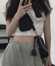 ポーチ付きショルダーバッグ