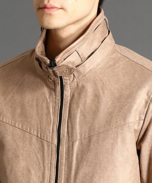 HIDEAWAYS NICOLE(ハイダウェイニコル)の「レザー調プリントスウェードコート(その他アウター・メンズ・オフホワイト/ブラック/ベージュ・MEDIUM/LARGE/X-LARGE)」の11枚目の写真