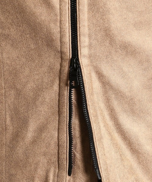 HIDEAWAYS NICOLE(ハイダウェイニコル)の「レザー調プリントスウェードコート(その他アウター・メンズ・オフホワイト/ブラック/ベージュ・MEDIUM/LARGE/X-LARGE)」の14枚目の写真