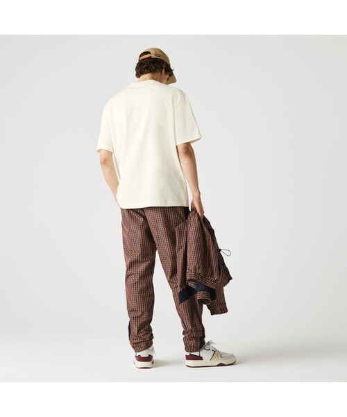 LACOSTE L!VE（ラコステライブ）の「LACOSTE L!VE マルチカラーオールドイングリッシュネームTシャツ（Tシャツ/カットソー・メンズ・ホワイト/スミクロ・L/M/S/XS）」の4枚目の写真