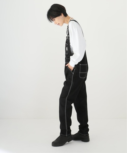 Carhartt(カーハート)の「【CARHARTT W.I.P./カーハート ダブリューアイピー】bib overall(つなぎ/オールインワン・レディース・ブラック・SMALL/MEDIUM)」の2枚目の写真