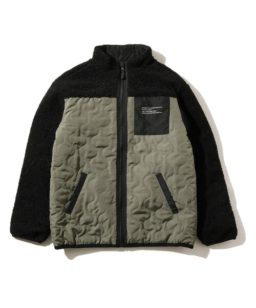 THE SHOP TK (ザ ショップ ティーケー )の「◆【160cmまで】リバーシブル星柄ボアブルゾン(ブルゾン・キッズ・ブラック/ベージュ系4/カーキ/ブルー系4・16/15 )」の5枚目の写真