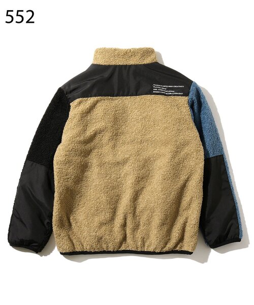 THE SHOP TK (ザ ショップ ティーケー )の「◆【160cmまで】リバーシブル星柄ボアブルゾン(ブルゾン・キッズ・ブラック/ベージュ系4/カーキ/ブルー系4・16/15 )」の6枚目の写真