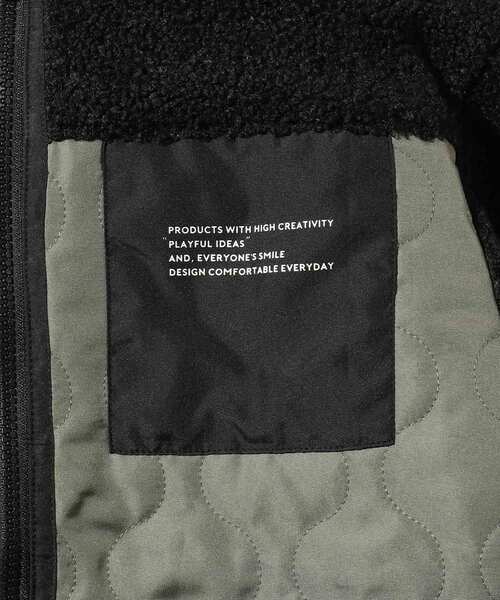 THE SHOP TK (ザ ショップ ティーケー )の「◆【160cmまで】リバーシブル星柄ボアブルゾン(ブルゾン・キッズ・ブラック/ベージュ系4/カーキ/ブルー系4・16/15 )」の16枚目の写真