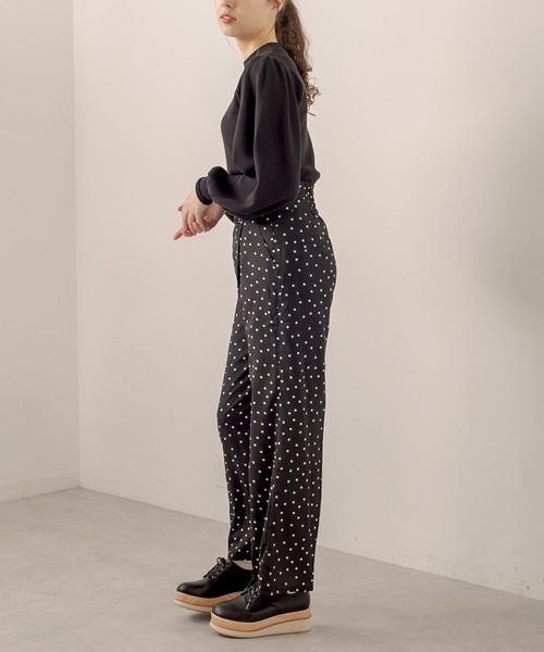 OLIVE des OLIVE（オリーブデオリーブ）の「ハイウエストワイドパンツ（その他パンツ・レディース・ベージュ/ブラック/ブラウン・FREE）」の8枚目の写真