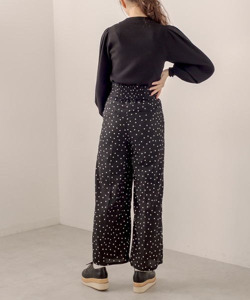 OLIVE des OLIVE（オリーブデオリーブ）の「ハイウエストワイドパンツ（その他パンツ・レディース・ベージュ/ブラック/ブラウン・FREE）」の9枚目の写真