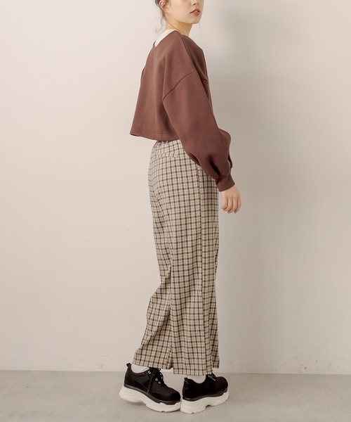 OLIVE des OLIVE（オリーブデオリーブ）の「ハイウエストワイドパンツ（その他パンツ・レディース・ベージュ/ブラック/ブラウン・FREE）」の16枚目の写真