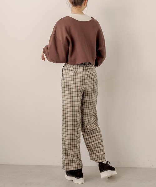 OLIVE des OLIVE（オリーブデオリーブ）の「ハイウエストワイドパンツ（その他パンツ・レディース・ベージュ/ブラック/ブラウン・FREE）」の17枚目の写真