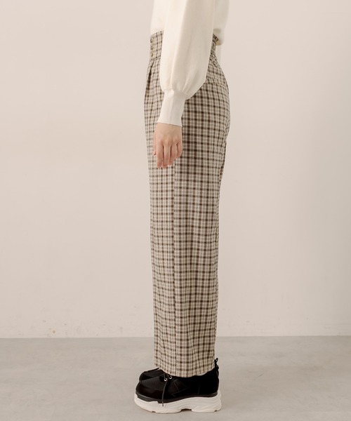 OLIVE des OLIVE（オリーブデオリーブ）の「ハイウエストワイドパンツ（その他パンツ・レディース・ベージュ/ブラック/ブラウン・FREE）」の19枚目の写真
